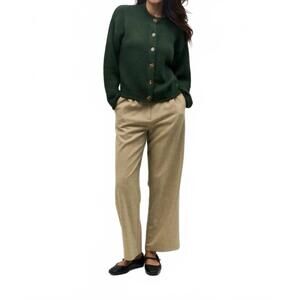 NEW ALL : ROW hannah relaxed cardigan in green